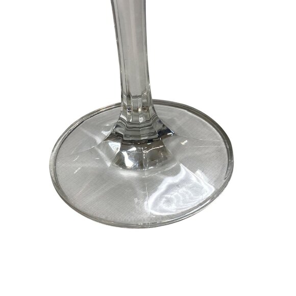 Clear Glass Champagne Flutes Set Of 2 Elegant Stemware For Celebrations Or Dinin - Picture 2 of 8